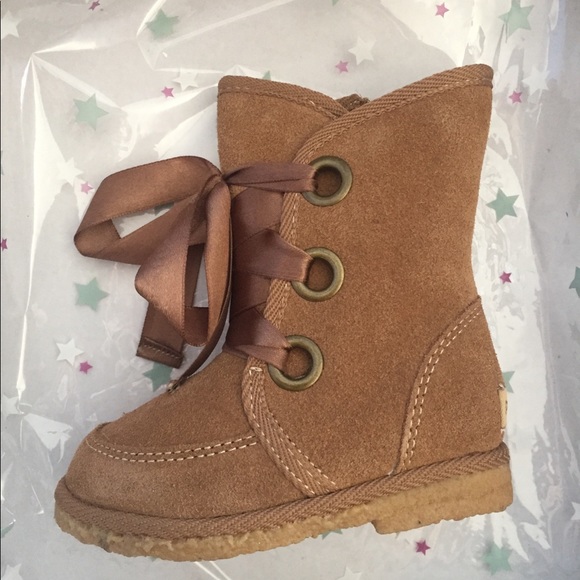 Pediped NEW in Box light brown boots US 5.5 EU 21 - Picture 7 of 11